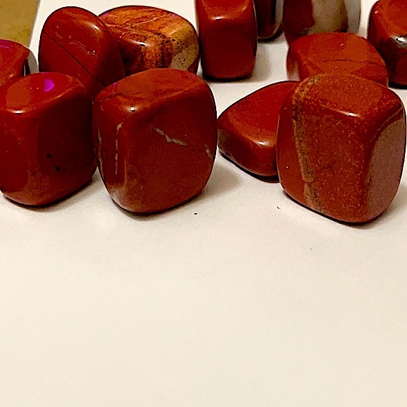🍒BOGO🍒 Rectangle Red Jasper bits Carved & Polished ♥️ - Picture 5 of 15